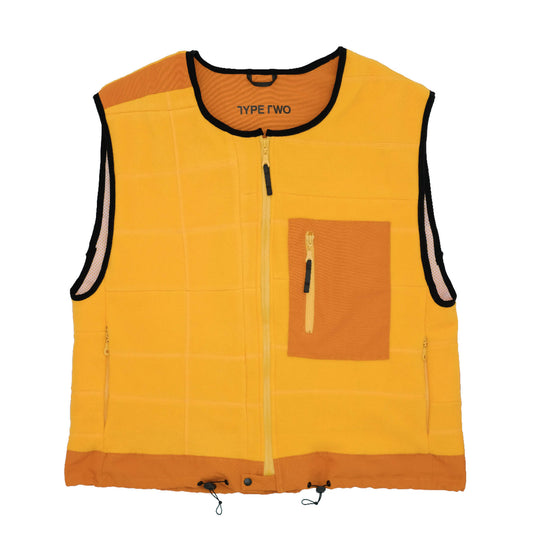 Yellow Fleece Vest